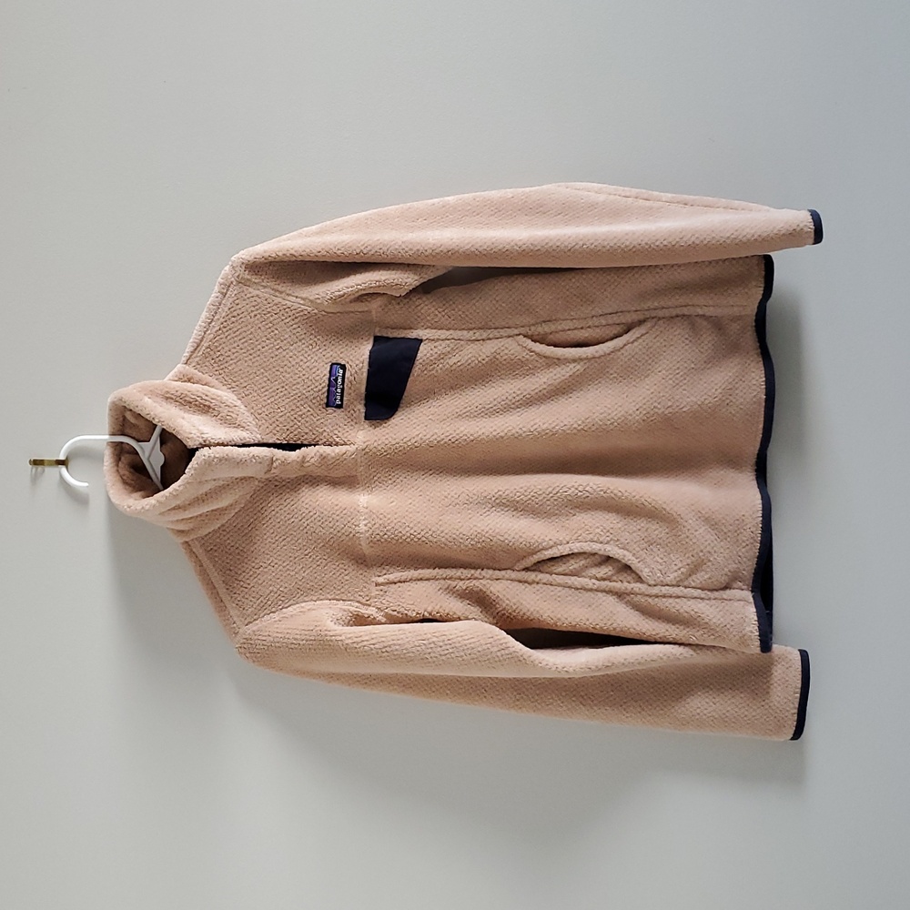 Pantagonia Women's Fluffy Fleece Pullover Peach Color Size S